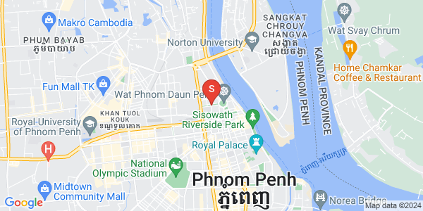 下市仔1分区, 隆边区, 金边地图