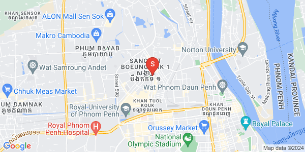 万谷湖1分区, 堆谷区, 金边地图