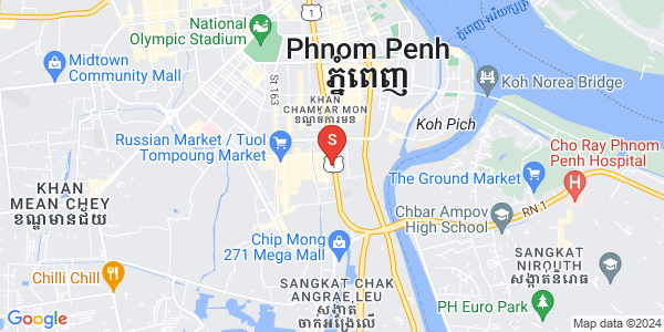 Map of Boeung Trabek, Chamkarmon, Phnom Penh