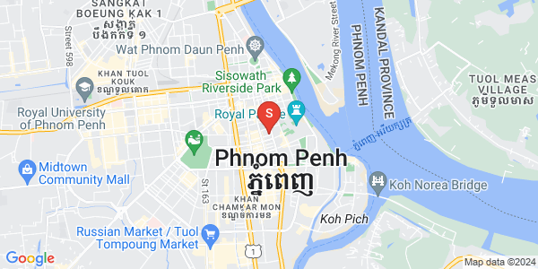 Mapa: Chakto Mukh, Daun Penh, Phnom Penh