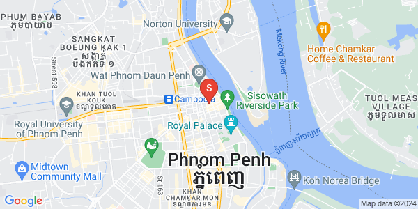 プサーチャス, ドーンペン, プノンペンの地図