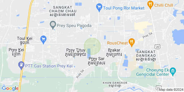 Mapa: Preaek Kampues, Dangkao, Phnom Penh