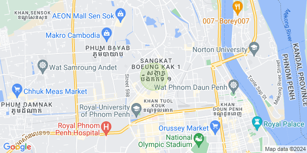 万谷湖1分区, 堆谷区, 金边地图