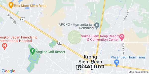 Carte de Kouk Chak, Siem-Réap