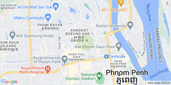万谷湖1分区, 堆谷区, 金边地图