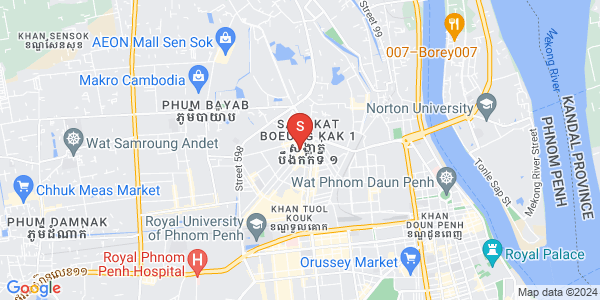 万谷湖1分区, 堆谷区, 金边地图