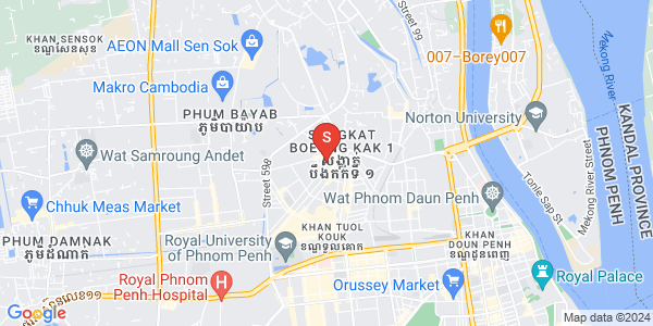 万谷湖1分区, 堆谷区, 金边地图