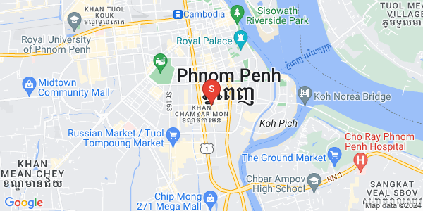 Map of BKK 1, Boeng Keng Kang, Phnom Penh