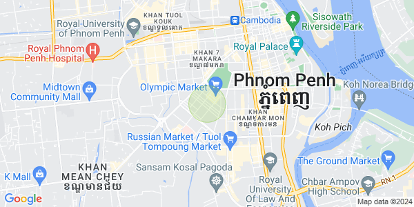 Toul Svay Prey 1镇, 波哥堪, 金边地图