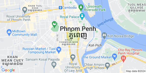 Carte de BKK 1, Boeng Keng Kang, Phnom Penh