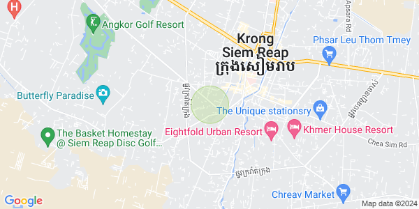 Svay Dangkum分区, 暹粒地图