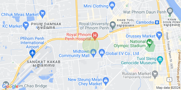 Mapa: Ou Baek K'am, Sen Sok, Phnom Penh