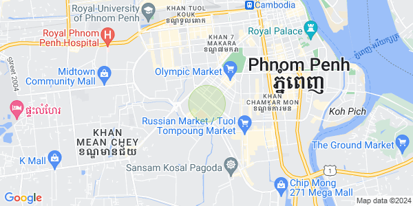 Map of Tumnob Tuek, Boeng Keng Kang, Phnom Penh