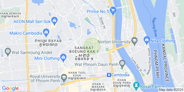 Mapa: Tuol Sangkae 2, Russey Keo, Phnom Penh