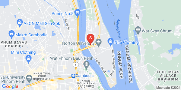 Map of Chroy Changvar, Phnom Penh