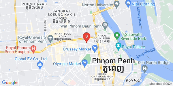 Mapa: Mittapheap, 7 Makara, Phnom Penh