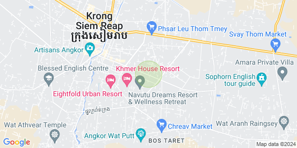 Mapa: Sala Kamraeuk, Siem Reap