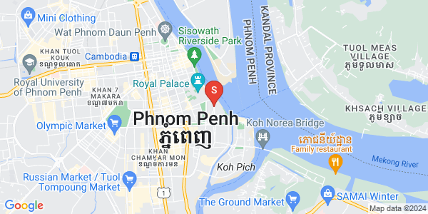 四臂湾分区, 隆边区, 金边地图
