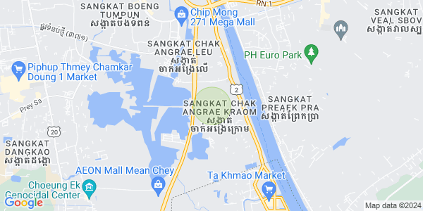 长夏下社分区, 棉芷区, 金边地图