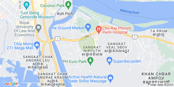 Map of Borey Peng Huoth: The Star Platinum Euro Ville