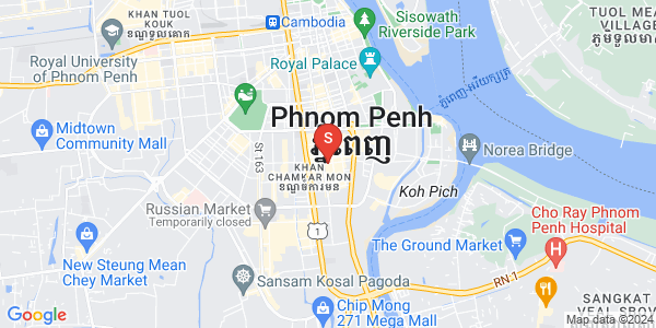 BKK 1, ボンケンコン, プノンペンの地図