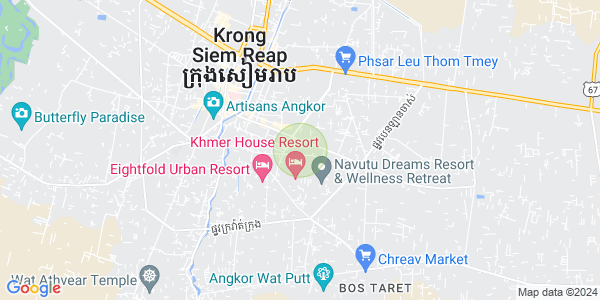 Map of Sala Kamraeuk, Siem Reap