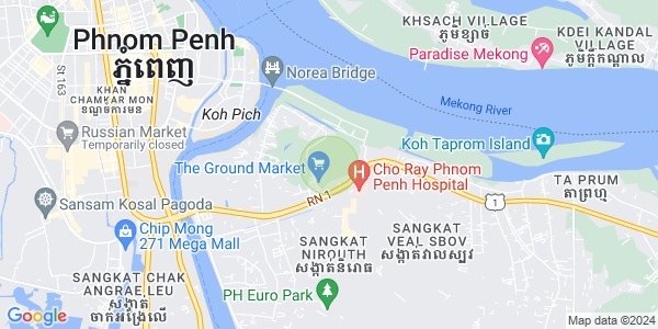 Map of Veal Sbov, Chbar Ampov, Phnom Penh