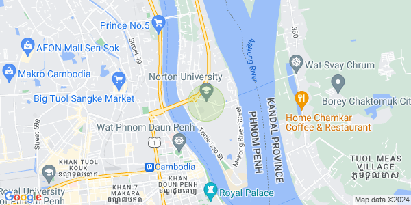 Mapa: Chroy Changvar, Phnom Penh