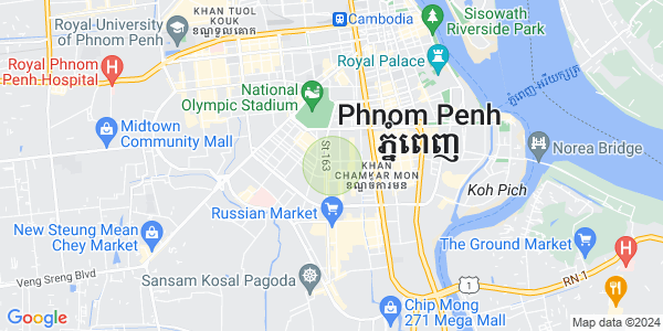Toul Svay Prey 1镇, 波哥堪, 金边地图
