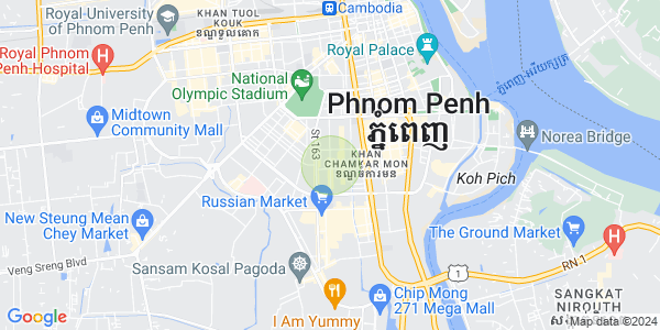 Map of Toul Tum Poung 2, Chamkarmon, Phnom Penh