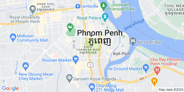 Map of BKK 1, Boeng Keng Kang, Phnom Penh