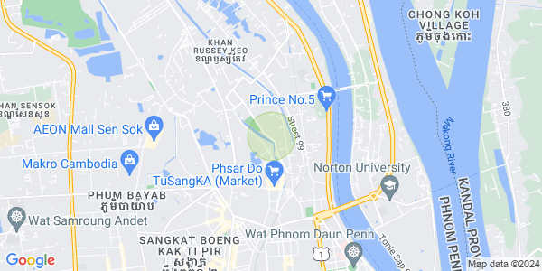 Mapa: Chrang Chamres I, Russey Keo, Phnom Penh