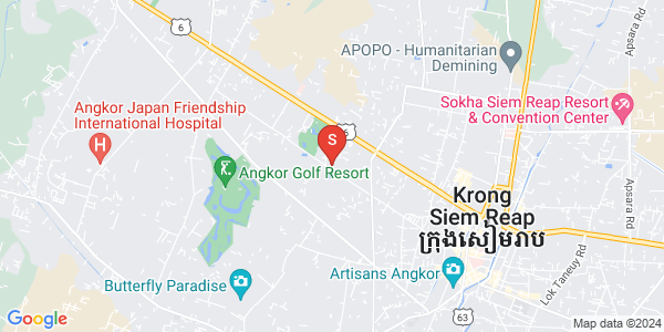 Svay Dangkum分区, 暹粒地图