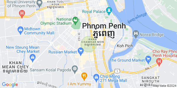 Mapa: BKK 3, Boeng Keng Kang, Phnom Penh