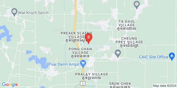 Carte de Preaek Slaeng, Kandal Stueng, Kandal
