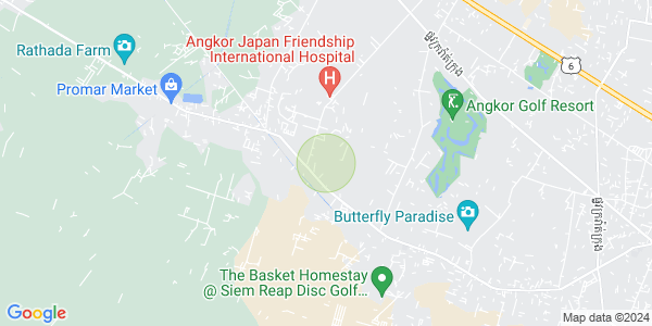 Mapa: Svay Dankum, Siem Reap