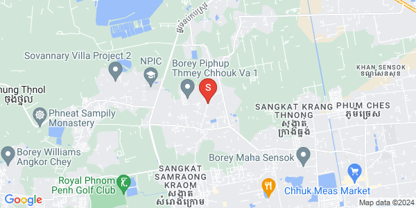 Mapa: Preaek Pnov, Prek Pnov, Phnom Penh