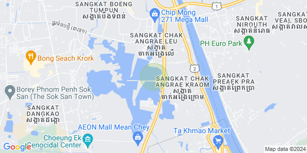 长夏下社分区, 棉芷区, 金边地图