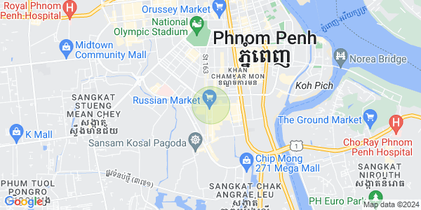 Toul Svay Prey 2镇, 波哥堪, 金边地图