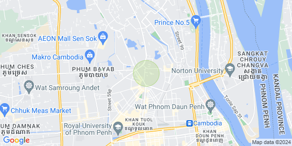 Tuol Sangkae 2촌, 레이시교외, 프놈펜 지도