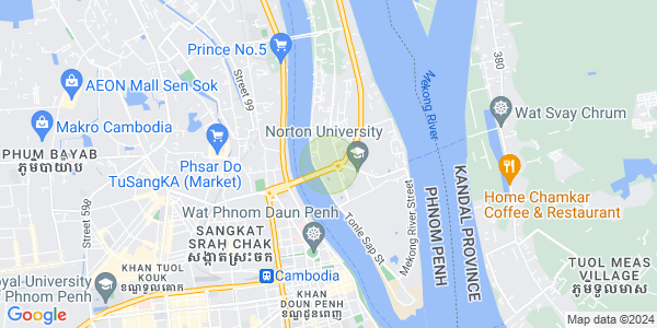 แผนที่ Preaek lieb, จเรยจังวา, พนมเปญ