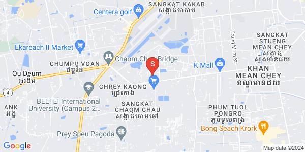 Mapa: Chaom Chau 1, Por Sen Chey, Phnom Penh