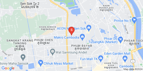 Carte de Gold Class Sen Sok Serviced Residence