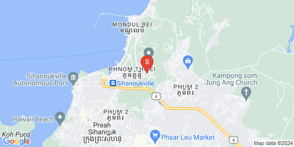 Map of Sangkat Muoy, Sihanoukville