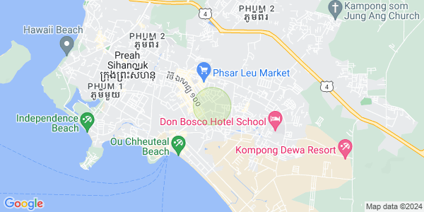Map of Sangkat Pir, Sihanoukville