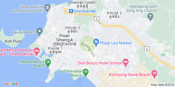 Map of Sangkat Buon, Sihanoukville
