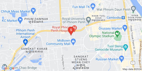 Map of Krang Thnong, Sen Sok, Phnom Penh