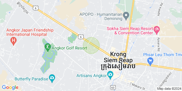 Svay Dangkum分区, 暹粒地图