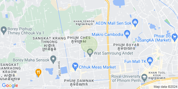 แผนที่ กุกเคลียง, แซนสก, พนมเปญ