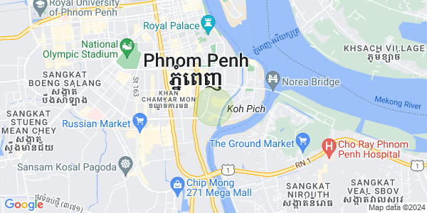 Map of BKK 1, Boeng Keng Kang, Phnom Penh